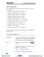 Preview for 35 page of GW Instek APS-7050E User Manual