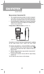 Preview for 22 page of GW Instek GDM-356 User Manual