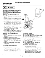 Preview for 19 page of GXi Outdoor Power Brush Master Owner'S Manual