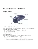 Preview for 3 page of Gyration GP110-001 User Manual