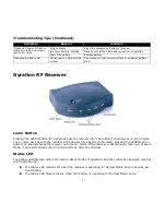 Preview for 8 page of Gyration GP110-001 User Manual