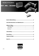 Preview for 10 page of GYS 052086 Manual