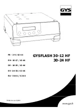 Preview for 2 page of GYS GYSFLASH 30-24 HF Manual