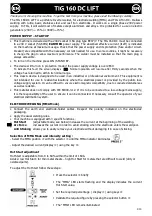 Preview for 8 page of GYS TIG 160 DC Lift Quick Start Manual