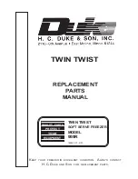 Preview for 49 page of H.C Duke & Son 959R Operator’S Manual With Illustrated Parts List