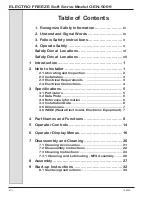 Preview for 8 page of H.C Duke & Son Electro Freeze GENESIS GEN-5099 Operator’S Manual With Illustrated Parts List