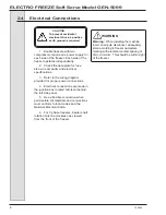 Preview for 14 page of H.C Duke & Son Electro Freeze GENESIS GEN-5099 Operator’S Manual With Illustrated Parts List