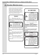 Preview for 48 page of H.C Duke & Son Electro Freeze GENESIS GEN-5099 Operator’S Manual With Illustrated Parts List