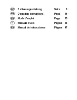 Preview for 2 page of H+H Babyruf MBF 9091 Operating Instructions Manual