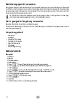 Preview for 4 page of H+H Babyruf MBF 9091 Operating Instructions Manual