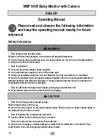 Preview for 14 page of H+H Babyruf MBF 9091 Operating Instructions Manual