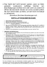 Preview for 18 page of H.Koenig FGX480 Instruction Manual