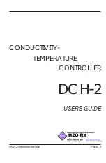 H2O Rx DCH-2 User Manual preview