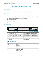 H3C LSU1FWCEA0 Manual preview