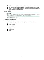 Preview for 13 page of H3C S3100V3-SI Installation Manual