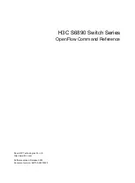 H3C S6890 Series Openflow Command Reference preview