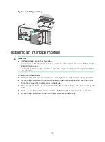 Preview for 21 page of H3C SecPath L5030 Installation Manual