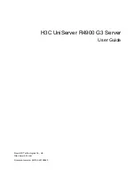 H3C UniServer R4900 G3 User Manual preview