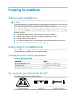 Preview for 8 page of H3C WA3610i-GN Installation Manual