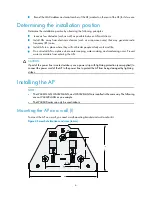 Preview for 11 page of H3C WA3610i-GN Installation Manual