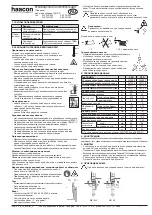 Preview for 9 page of haacon TANGO KE 300 Operating Instructions Manual