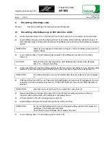 Preview for 7 page of Habasit AF-603 Operating Instructions Manual