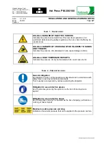 Preview for 12 page of Habasit PM-306/160 Use And Maintenance Manual