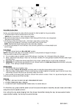 Preview for 5 page of habitat et jardin Fresh 7 1365-93338 Manual