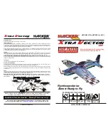 Hacker Model Xtra Vector ARF Manual preview