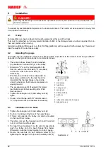 Preview for 12 page of HADEF 19/90 Installation, Operating And Maintenance Instructions