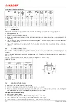 Preview for 12 page of HADEF 238/10-EX Installation, Operating And Maintenance Instruction