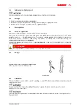 Preview for 7 page of HADEF 25/19 Installation, Operating And Maintenance Instructions