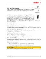 Preview for 21 page of HADEF 28/06E Installation, Operating And Maintenance Instructions