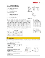 Preview for 23 page of HADEF 28/06E Installation, Operating And Maintenance Instructions