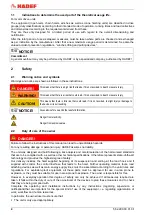 Preview for 4 page of HADEF 42/87E Installation, Operating And Maintenance Instruction