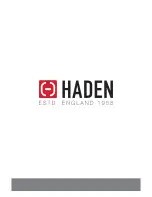 Preview for 12 page of Haden HC03001-US Instruction Manual