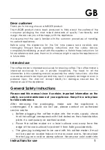 Preview for 3 page of HAEGER CM-10B.010A User Instructions