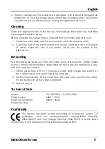 Preview for 6 page of HAEGER CM-550.002A User Instructions