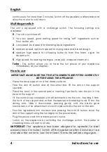 Preview for 6 page of HAEGER Max Mixer Pro User Instructions