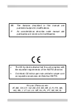 Preview for 2 page of HAEGER Xplorer FX-31 User Manual