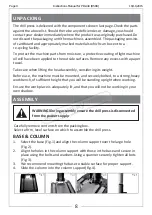 Preview for 9 page of Hafco Metalmaster D598 Instruction Manual