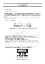 Preview for 10 page of Hafco Metalmaster DCM-202 Operation Manual