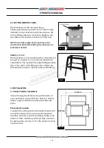 Preview for 12 page of Hafco Woodmaster T-13B Operation Manual