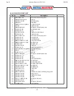 Preview for 39 page of Hafco AL-320G Operation Manual