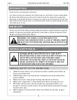 Preview for 3 page of Hafco bd-325 Instruction Manual