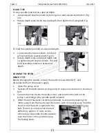 Preview for 16 page of Hafco bd-325 Instruction Manual