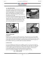 Preview for 14 page of Hafco MetalMaster EB-260V Operation Manual