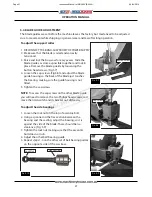 Preview for 21 page of Hafco MetalMaster EB-260V Operation Manual