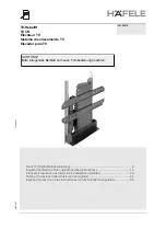 Häfele 421.68.278 Manual preview