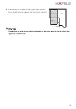 Preview for 23 page of Häfele HDW-F605B User Manual